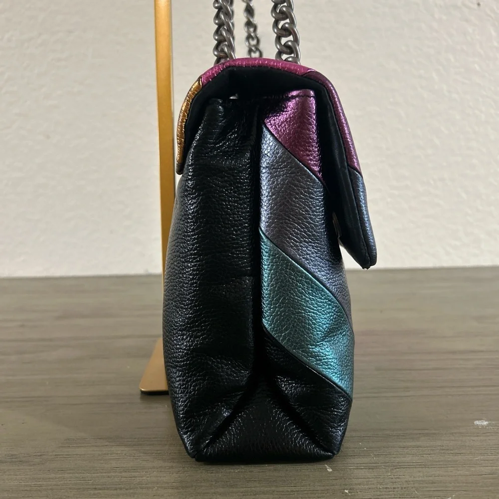 Kurt Geiger Kensington Multicolor Striped Women's Bag - Picture 6 of 9